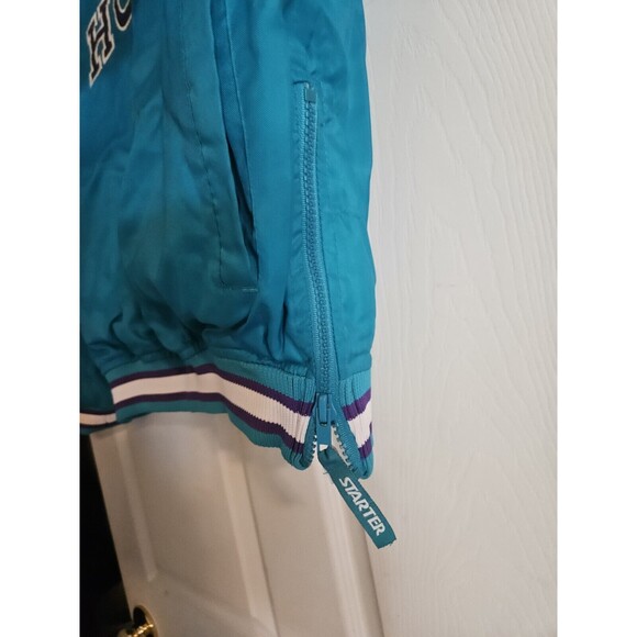 vintage 90s charlotte hornets starter windbreaker jacket Large See Measurements - Picture 2 of 11
